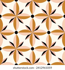 Seamless abstract geometric pattern. Vector Illustration.