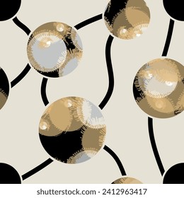 Seamless abstract geometric pattern. Vector Illustration.