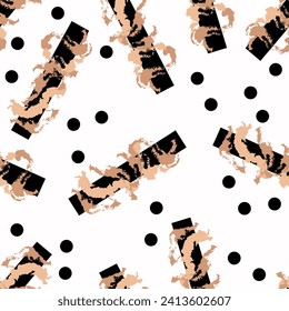 Seamless abstract geometric pattern. Vector Illustration.