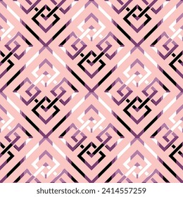 Seamless abstract geometric pattern. Vector Illustration.