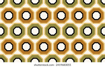 Seamless abstract geometric pattern. Vector Illustration.