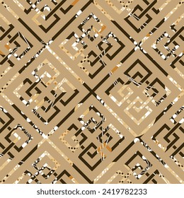 Seamless abstract geometric pattern. Vector Illustration.
