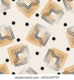 Seamless abstract geometric pattern. Vector Illustration.