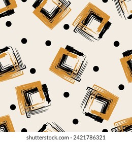 Seamless abstract geometric pattern. Vector Illustration.