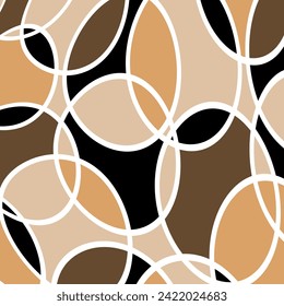 Seamless abstract geometric pattern. Vector Illustration.