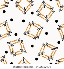 Seamless abstract geometric pattern. Vector Illustration.