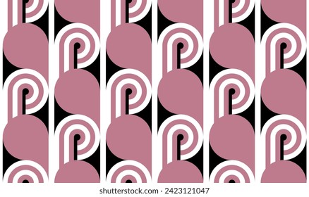 Seamless abstract geometric pattern. Vector Illustration.