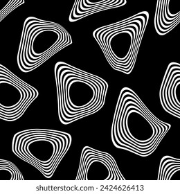 Seamless abstract geometric pattern. Vector Illustration.
