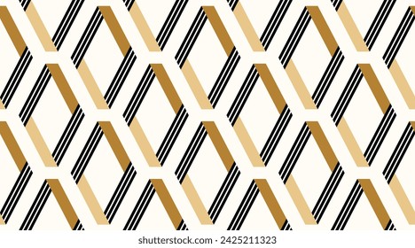 Seamless abstract geometric pattern. Vector Illustration.