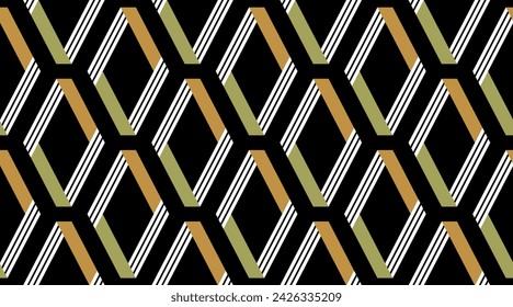 Seamless abstract geometric pattern. Vector Illustration.