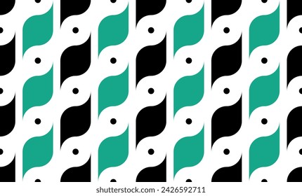 Seamless abstract geometric pattern. Vector Illustration.