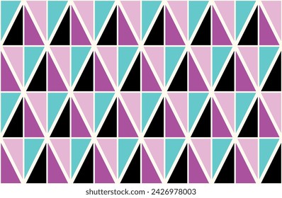 Seamless abstract geometric pattern. Vector Illustration.