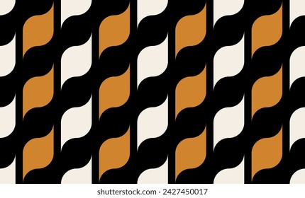 Seamless abstract geometric pattern. Vector Illustration.