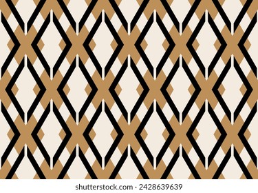 Seamless abstract geometric pattern. Vector Illustration.