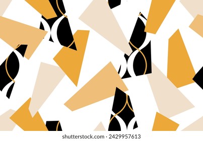 Seamless abstract geometric pattern. Vector Illustration.