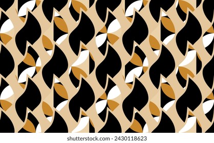 Seamless abstract geometric pattern. Vector Illustration.
