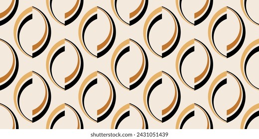 Seamless abstract geometric pattern. Vector Illustration.