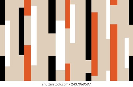 Seamless abstract geometric pattern. Vector Illustration.