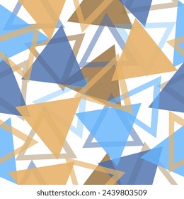 Seamless abstract geometric pattern. Vector Illustration. Poster, card, textile, wallpaper template. 