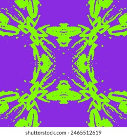 Seamless abstract geometric pattern. Vector Illustration. Atomic stylized backdrop.