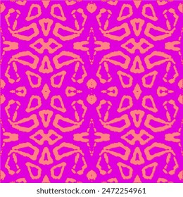 Seamless abstract geometric pattern. Vector Illustration. Hand drawn seamless abstract pattern from tiles.