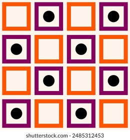 Seamless abstract geometric pattern. Vector Illustration.