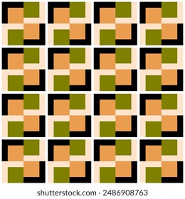 Seamless abstract geometric pattern. Vector Illustration.
