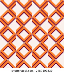 Seamless abstract geometric pattern. Vector Illustration.