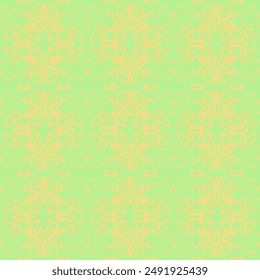 Seamless abstract geometric pattern. Vector Illustration.  Retrowave 80s art retro rainbow illustration.