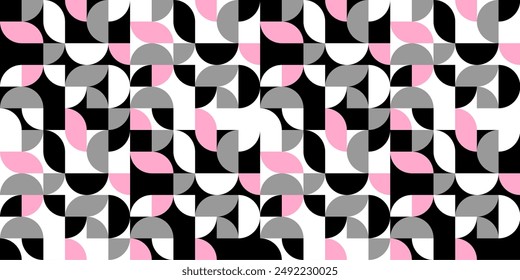 Seamless abstract geometric pattern. Vector Illustration.