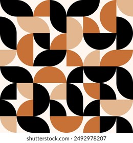 Seamless abstract geometric pattern. Vector Illustration.