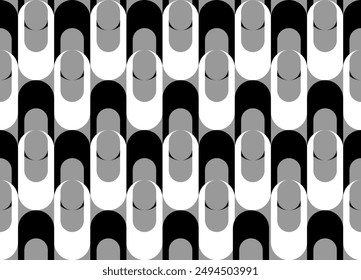 Seamless abstract geometric pattern. Vector Illustration.