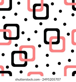 Seamless abstract geometric pattern. Vector Illustration.
