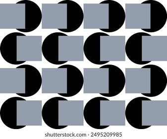 Seamless abstract geometric pattern. Vector Illustration.