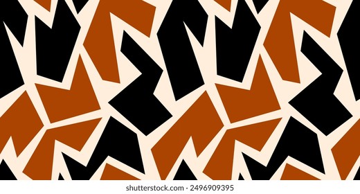 Seamless abstract geometric pattern. Vector Illustration.