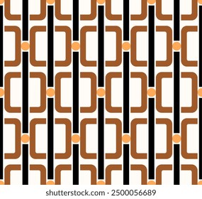 Seamless abstract geometric pattern. Vector Illustration.
