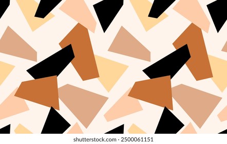 Patrón geométrico abstracto sin fisuras. Ilustración vectorial.