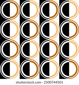 Seamless abstract geometric pattern. Vector Illustration.