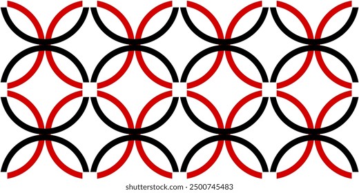 Seamless abstract geometric pattern. Vector Illustration.