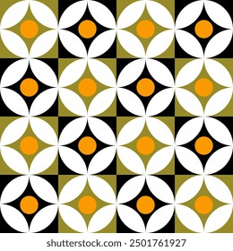 Seamless abstract geometric pattern. Vector Illustration.