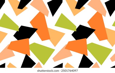Seamless abstract geometric pattern. Vector Illustration.