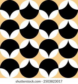 Seamless abstract geometric pattern. Vector Illustration.