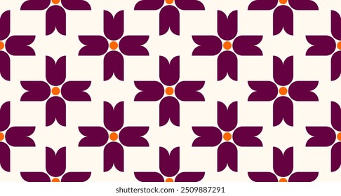 Seamless abstract geometric pattern. Vector Illustration