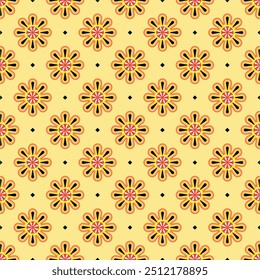 Seamless abstract geometric pattern. Vector Illustration.