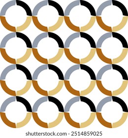 Seamless abstract geometric pattern. Vector Illustration