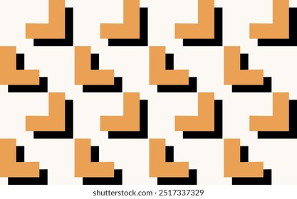 Seamless abstract geometric pattern. Vector Illustration