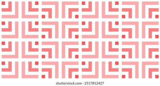 Padrão geométrico abstrato sem emenda. Ilustração de vetor