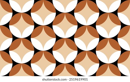 Padrão geométrico abstrato sem emenda. Ilustração de vetor