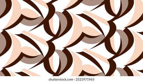 Seamless abstract geometric pattern. Vector Illustration.
