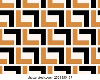 Seamless abstract geometric pattern. Vector Illustration.